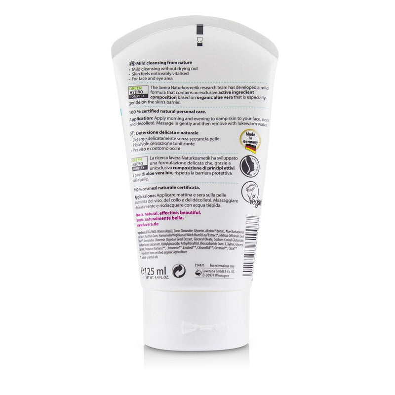 Lavera Basis Sensitiv Cleansing Gel - Organic Aloe Vera & Jojoba (For Normal & Combination Skin) 