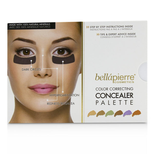 Bellapierre Cosmetics Color Correcting Concealer Palette (6x Concealer) 