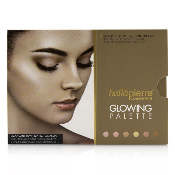 Bellapierre Cosmetics Glowing Palette (6x Illuminator)  17.28g/0.6oz