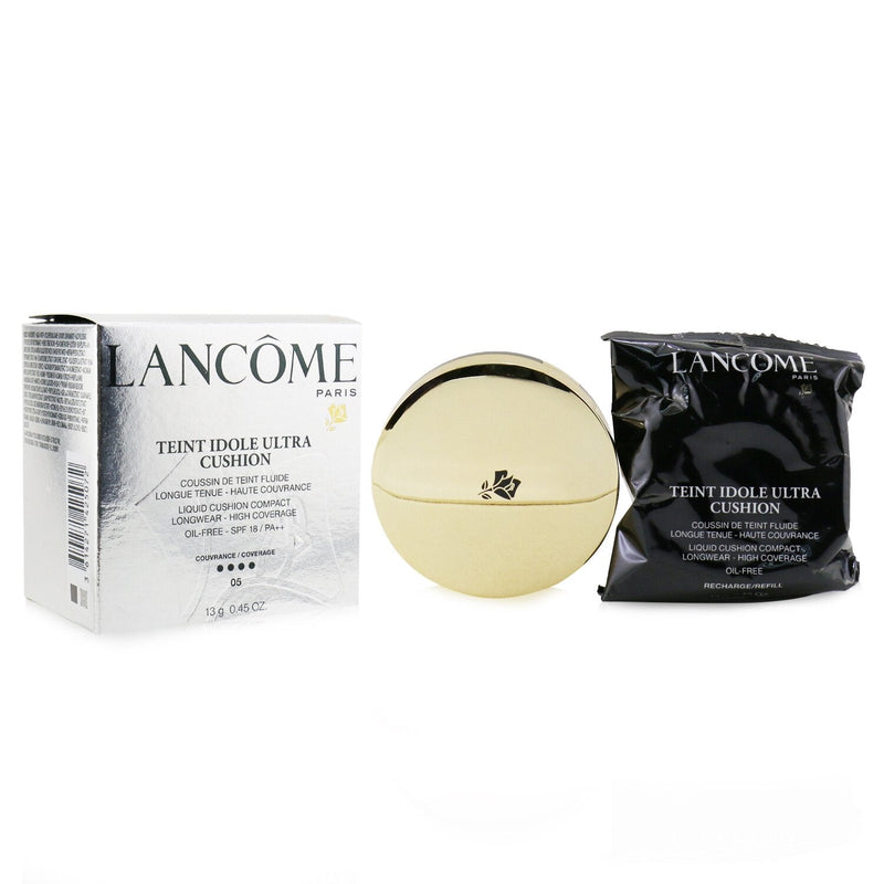 Lancome Teint Idole Ultra Cushion Liquid Cushion Compact SPF 18 - # 05 Beige Ambre  13g/0.45oz