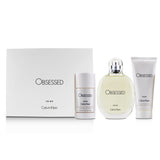 Calvin Klein Obsessed Coffret: Eau De Toilette Spray 125ml/4oz + Hair And Body Wash 100ml/3.4oz + Deodorant Stick 75ml/2.6oz 