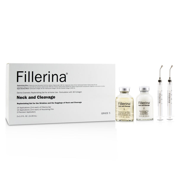 Fillerina Neck & Cleavage (Replenishing Gel For The Wrinkles & The Saggings of Neck & Clevage) - Grade 5 