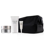 Shiseido Men Total Age-Defense Program Set: 1xTotal Revitalizer Cream 50ml+1xCleansing Foam 30ml+1xTotal Revitalizer Eye 3ml+1xPouch 