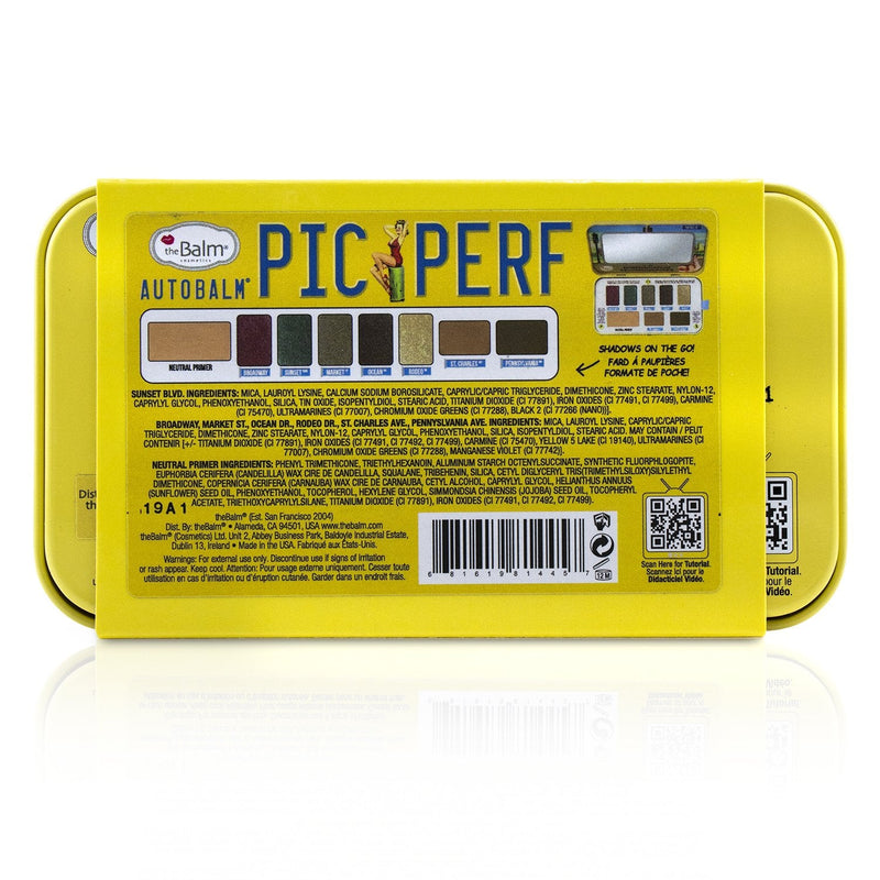 TheBalm Autobalm Shadows On The Go Palette (1x Eye Primer, 7x Eyeshadow) - # Pic Perf 