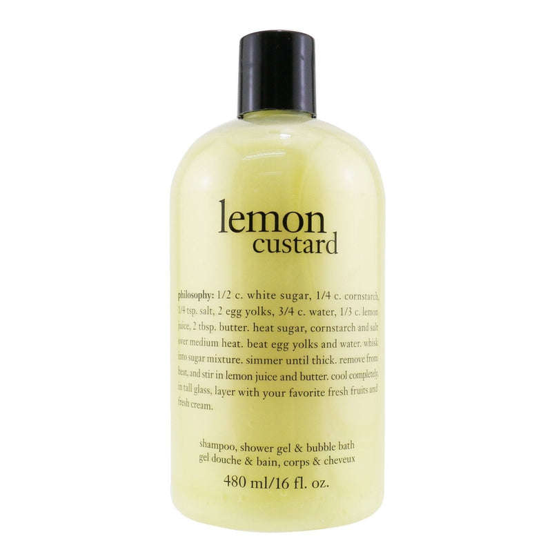 Philosophy Lemon Custard Shampoo, Shower Gel & Bubble Bath 