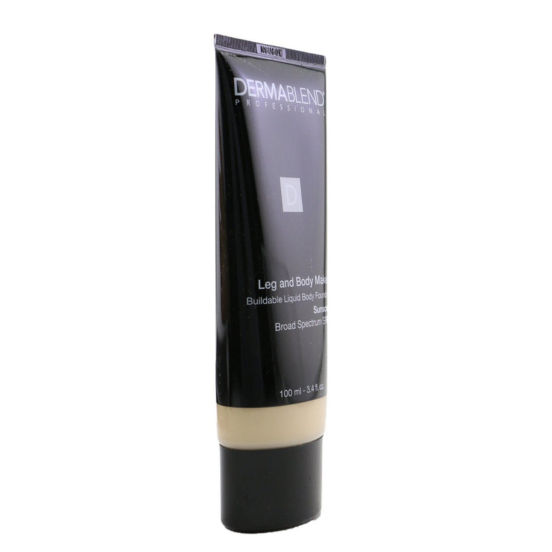 Dermablend Leg and Body Make Up Buildable Liquid Body Foundation Sunscreen Broad Spectrum SPF 25 - #Fair Nude 0N (Box Slightly Damaged)  100ml/3.4oz