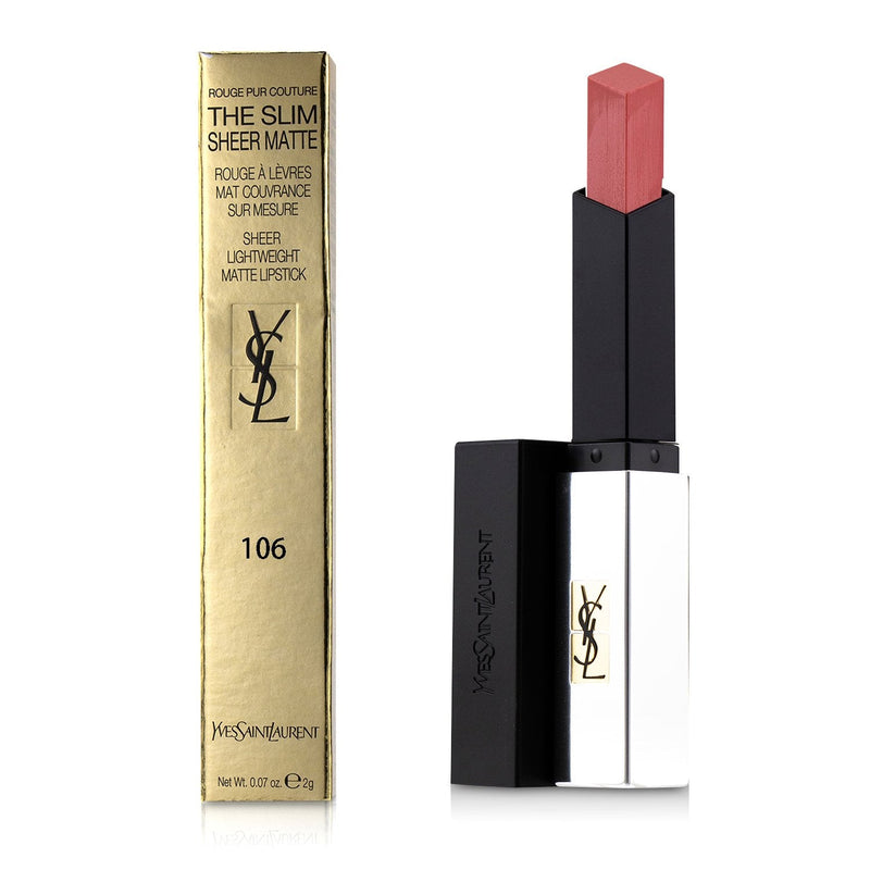 Yves Saint Laurent Rouge Pur Couture The Slim Sheer Matte Lipstick - # 106 Pure Nude 