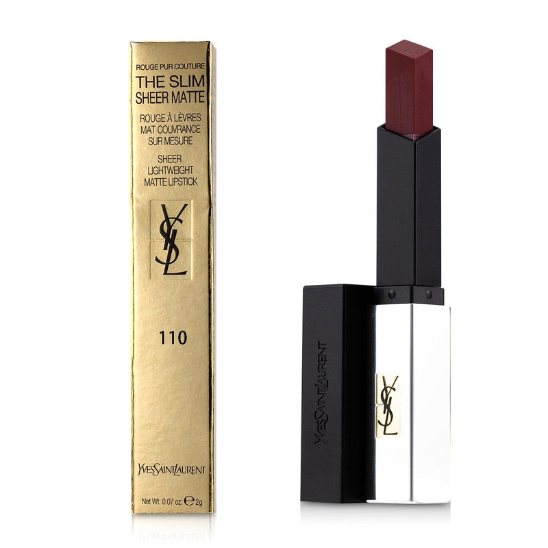 Yves Saint Laurent Rouge Pur Couture The Slim Sheer Matte Lipstick - # 110 Berry Exposed 
