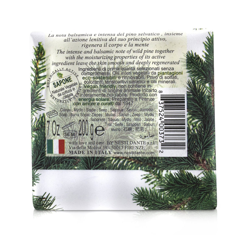 Nesti Dante Marsiglia Toscano Triple Milled Vegetal Soap - Pino Selvatico  200g/7oz