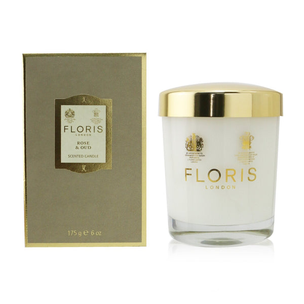 Floris Scented Candle - Rose & Oud 