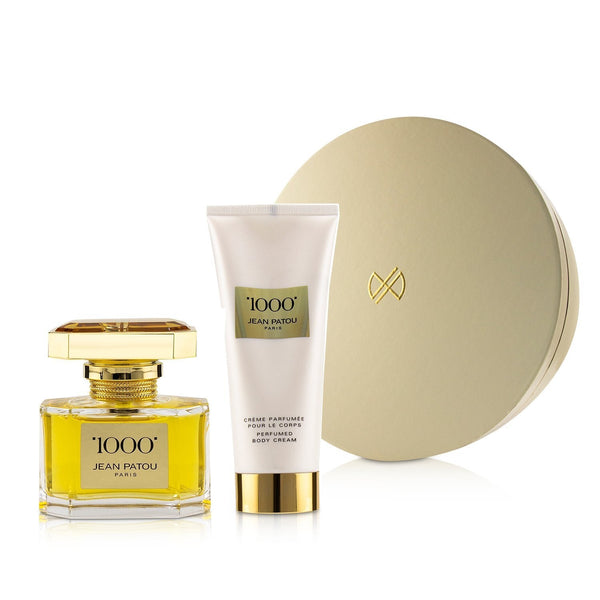 Jean Patou 1000 Coffret : Eau De Parfum Spray 75ml/2.5oz + Perfumed Body Cream 200ml/6.7oz 