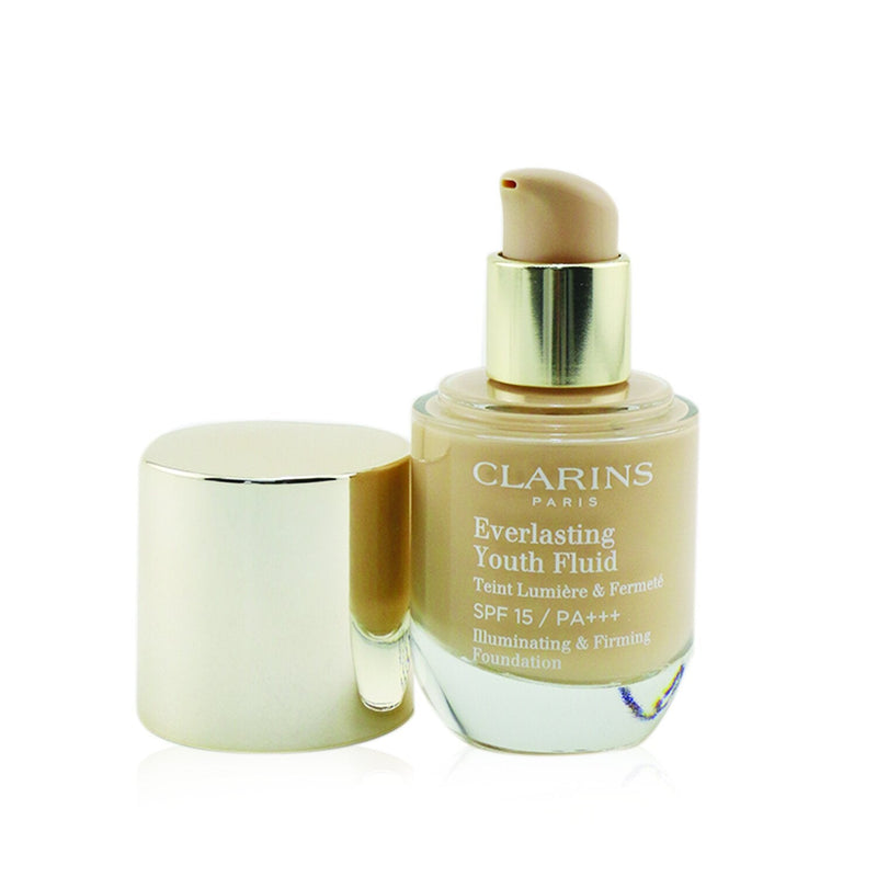 Clarins Everlasting Youth Fluid Illuminating & Firming Foundation SPF 15 - # 107 Beige 