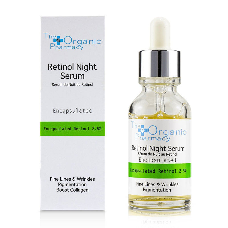 The Organic Pharmacy Retinol Night Serum - Fine Lines & Wrinkle, Pigmentation & Boost Collagen 