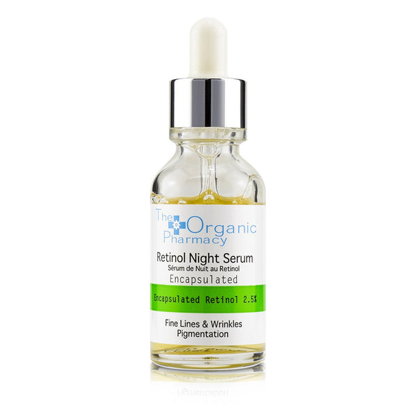 The Organic Pharmacy Retinol Night Serum - Fine Lines & Wrinkle, Pigmentation & Boost Collagen 