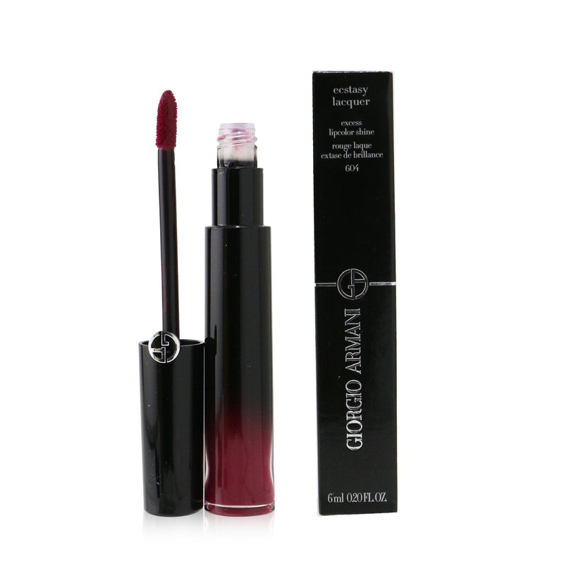 Giorgio Armani Ecstasy Lacquer Excess Lipcolor Shine - #604 Nightfall 