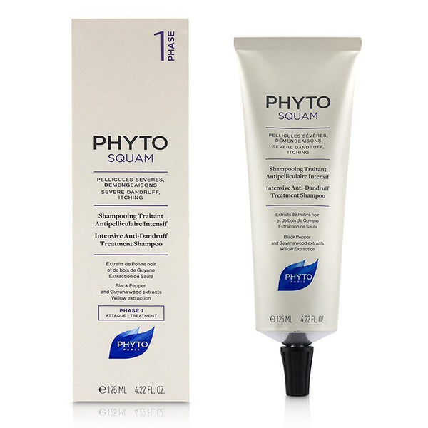Phyto Squam Intensive Anti-Dandruff Treatment Shampoo (Severe Dandruff, Itching) 125ml/4.22oz