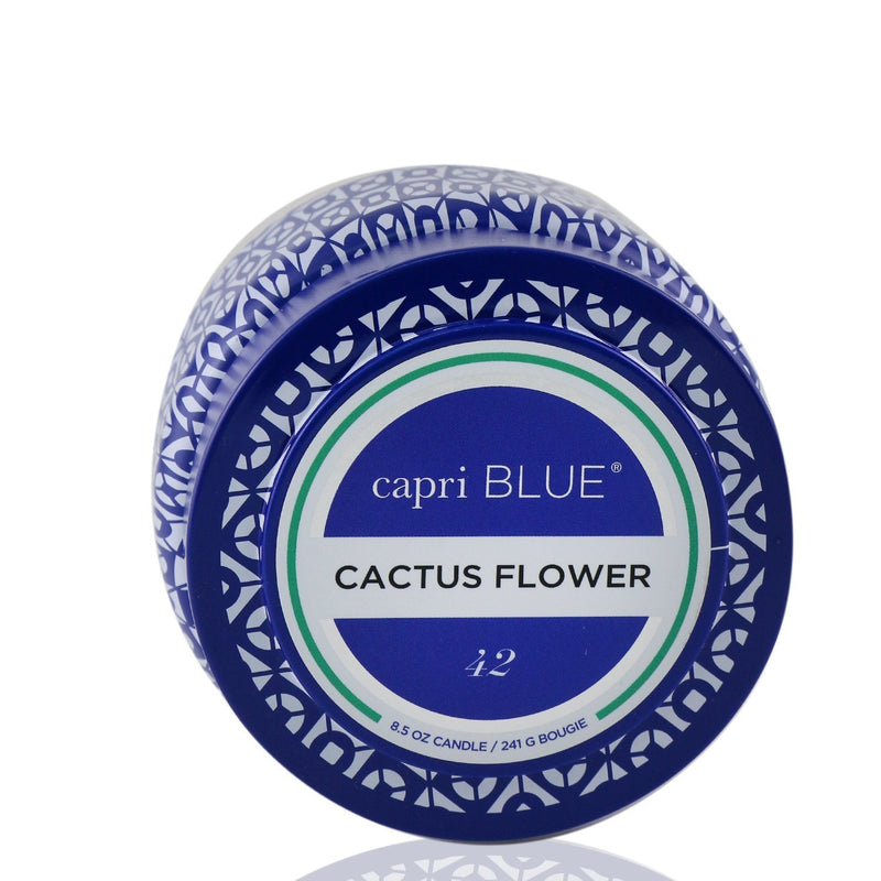 Capri Blue Printed Travel Tin Candle - Cactus Flower 