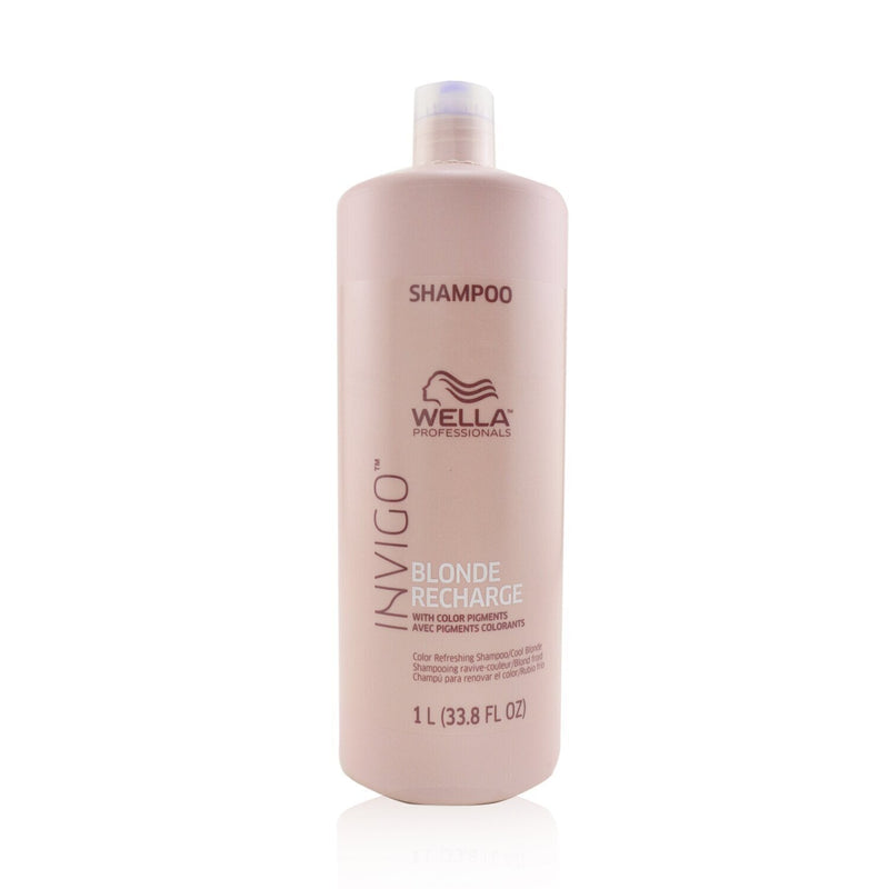 Wella Invigo Blonde Recharge Color Refreshing Shampoo - # Cool Blonde  1000ml/33.8oz