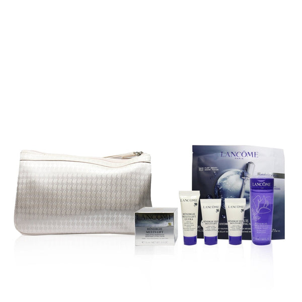 Lancome Renergie Travel Set: Lifting Cream + Gel Lotion + Serum + Eye Cream + Genifique Mask 