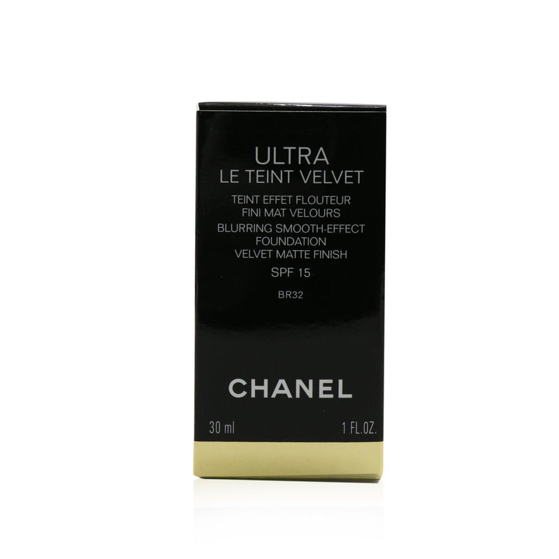 Chanel Ultra Le Teint Velvet BR32 Foundation Velvet Matte Finish SPF 15- 1  fl.oz