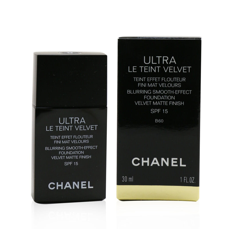 Chanel Ultra Le Teint Velvet Blurring Smooth Effect Foundation Spf 15 # B20  (Beige), 30 Ml : : Beauty