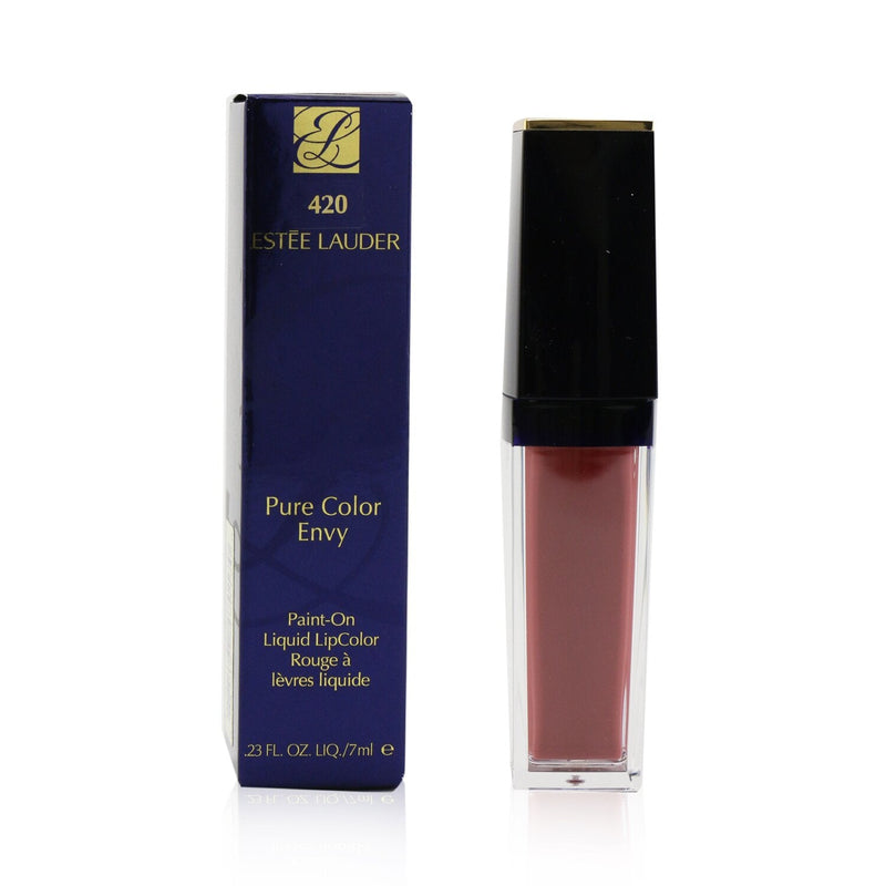 Estee Lauder Pure Color Envy Paint On Liquid LipColor - # 420 Rebellious Rose (Matte)  7ml/0.23oz