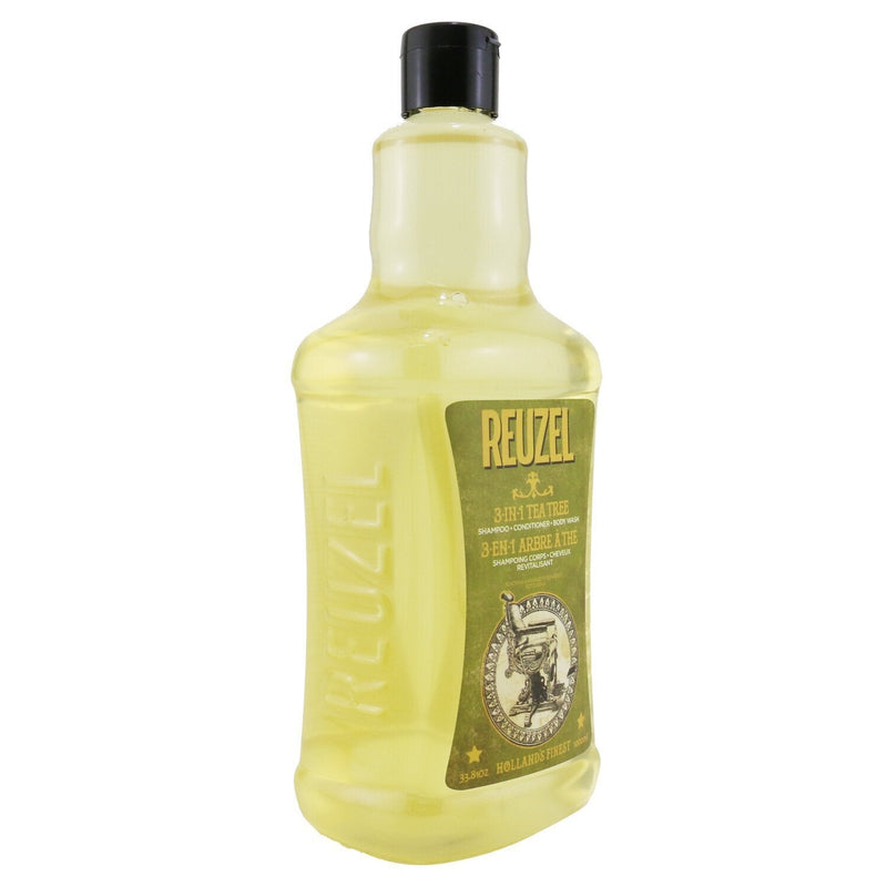 Reuzel 3-In-1 Tea Tree Shampoo Conditioner Body Wash 