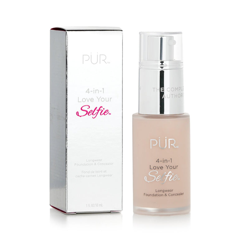 PUR (PurMinerals) 4 in 1 Love Your Selfie Longwear Foundation & Concealer - #LP1 Porcelain (Very Fair Skin With Pink Undertones)  30ml/1oz