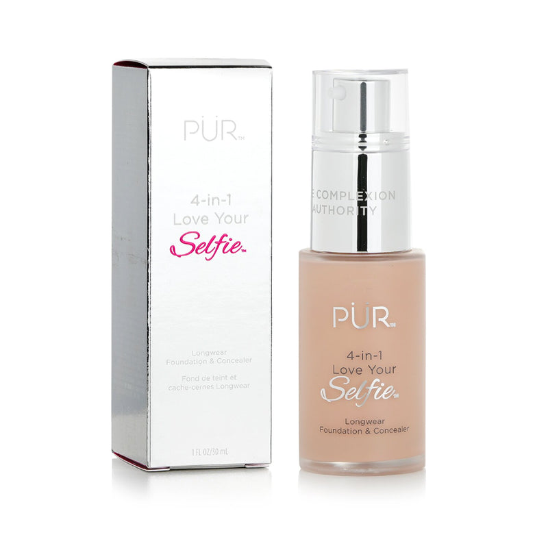 PUR (PurMinerals) 4 in 1 Love Your Selfie Longwear Foundation & Concealer - #LP6 Light Nude (Light Skin With Pink Undertones)  30ml/1oz