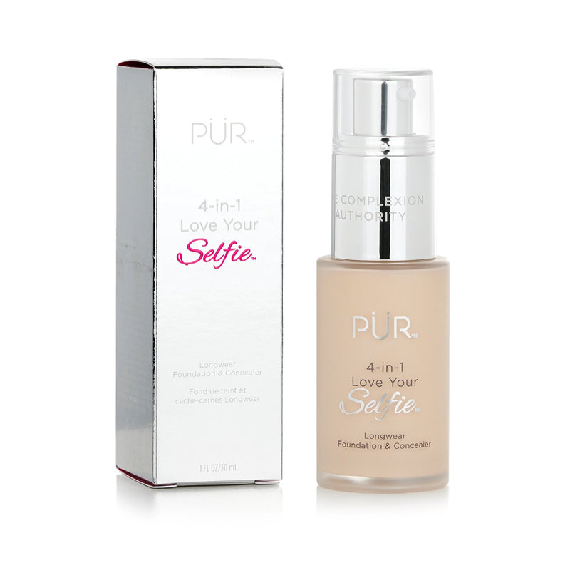 PUR (PurMinerals) 4 in 1 Love Your Selfie Longwear Foundation & Concealer - #LG1 Porcelain (Very Fair Skin With Golden Undertones)  30ml/1oz