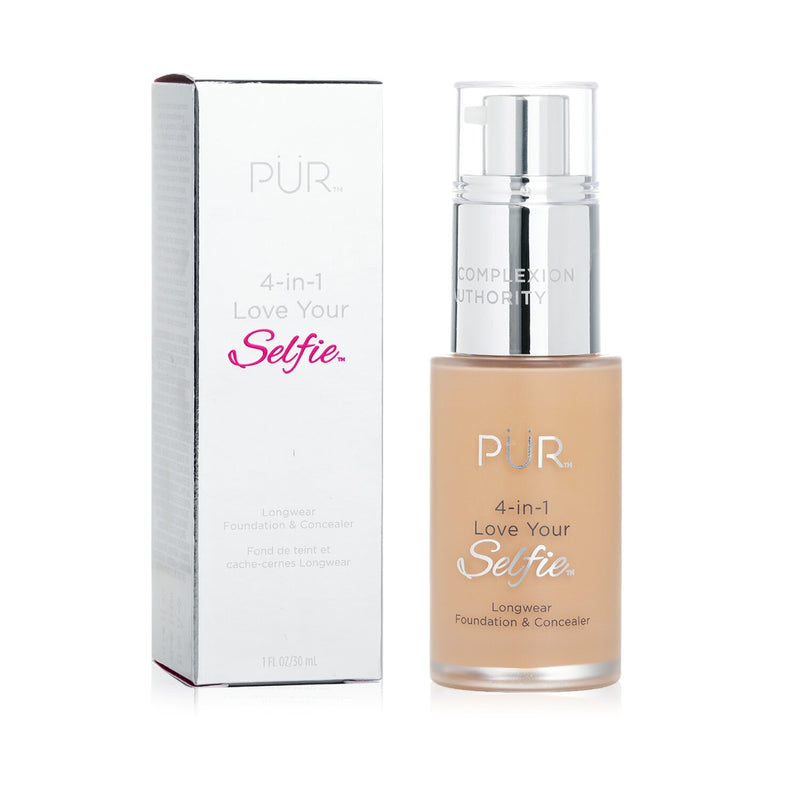 PUR (PurMinerals) 4 in 1 Love Your Selfie Longwear Foundation & Concealer - #LG7 Light Beige (Light Skin With Golden Undertones)  30ml/1oz