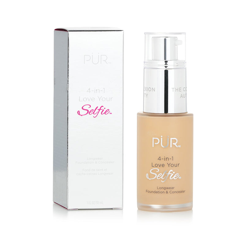 PUR (PurMinerals) 4 in 1 Love Your Selfie Longwear Foundation & Concealer - #MG2 Bisque (Light Golden Medium Skin With Golden Undertones)  30ml/1oz