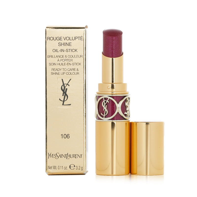 Yves Saint Laurent Rouge Volupte Shine - # 106 Plum Ruban  3.2g/0.11oz