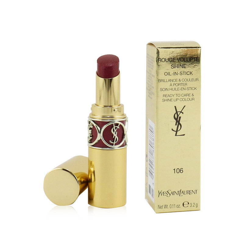 Yves Saint Laurent Rouge Volupte Shine - # 106 Plum Ruban  3.2g/0.11oz