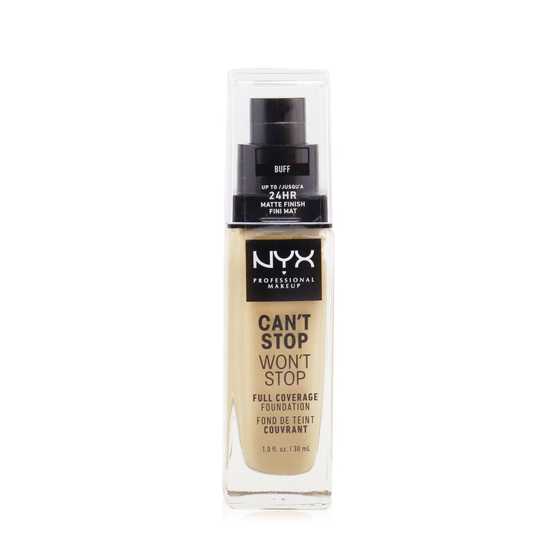 NYX Can't Stop Won't Stop Full Coverage Foundation - # Buff  30ml/1oz
