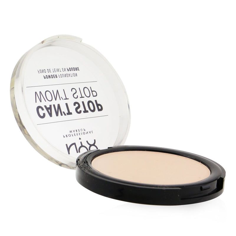 NYX Can't Stop Won't Stop Powder Foundation - # Vanilla 