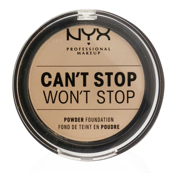 NYX Can't Stop Won't Stop Powder Foundation - # Vanilla  10.7g/0.37oz