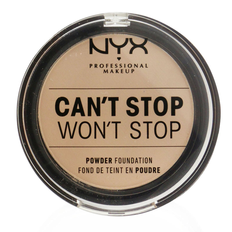 NYX Can't Stop Won't Stop Powder Foundation - # Vanilla  10.7g/0.37oz