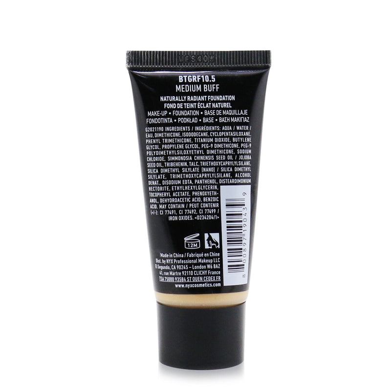 NYX Born To Glow! Naturally Radiant Foundation - # Medium Buff 