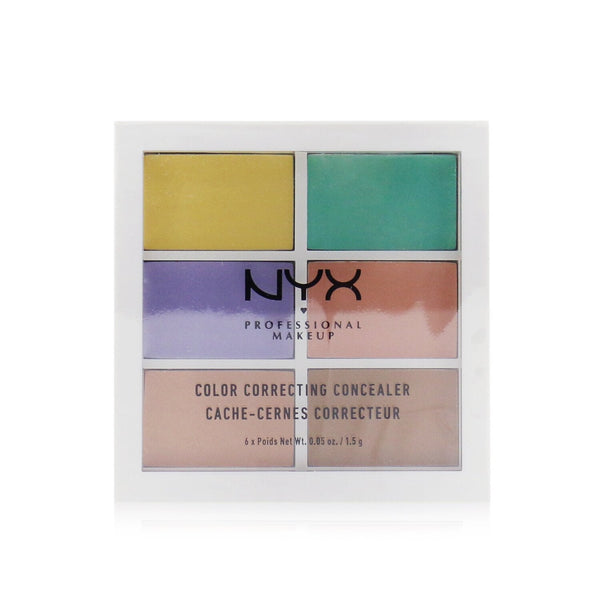NYX Color Correcting Palette (Conceal, Correct, Contour)  6x1.5g/0.05oz