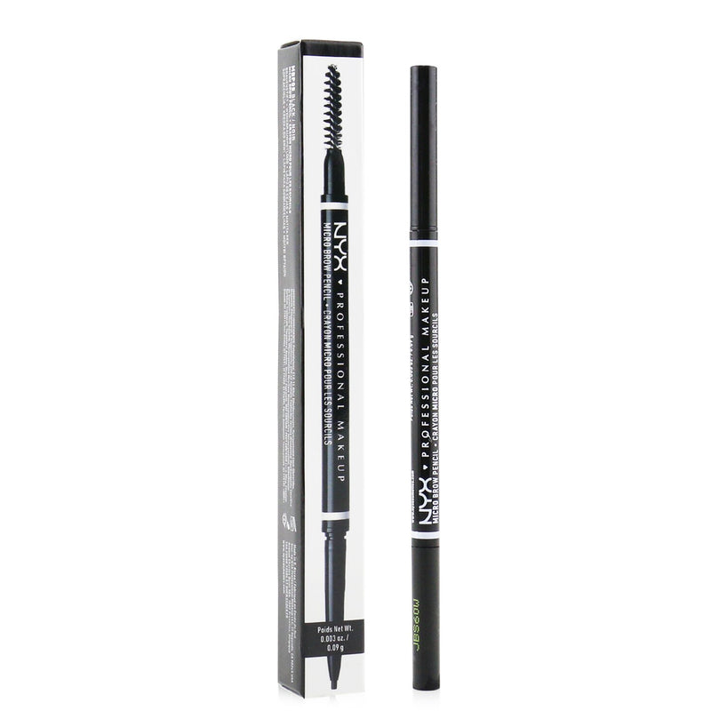 NYX Micro Brow Pencil - # Black  0.09g/0.003oz