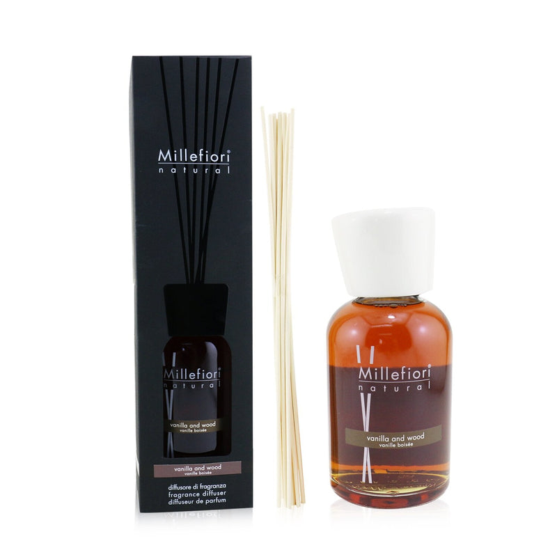 Millefiori Natural Fragrance Diffuser - Vanilla & Wood  500ml/16.9oz