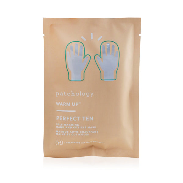 Patchology Warm Up Perfect Ten Self-Warming Hand & Cuticle Mask (1 Treatment)  2x8g/0.28oz