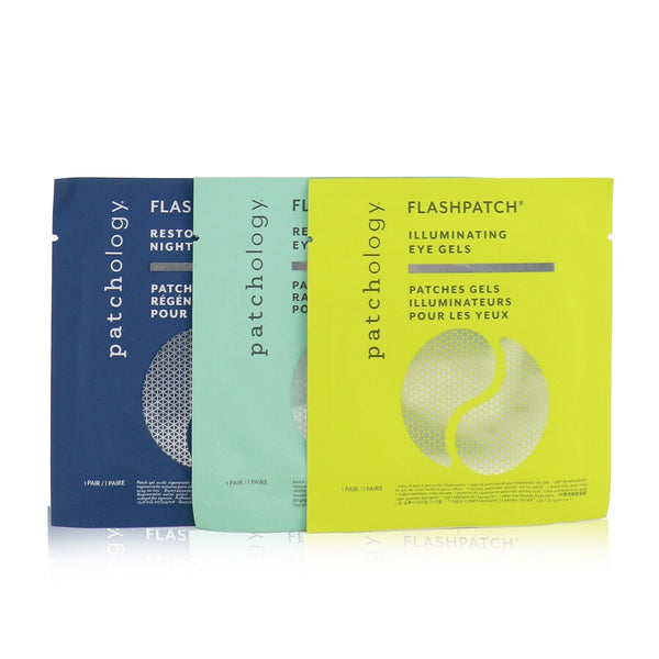 Patchology FlashPatch Eye Gels - All Eyes On You Eye Perfecting Trio Kit: Rejuvenating, Illuminating, Restoring 