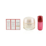 Shiseido Anti-Wrinkle Ritual Benefiance Wrinkle Smoothing Cream Set (For All Skin Types): Wrinkle Smoothing Cream + Cleansing Foam 5ml + Softener Enriched 7ml + Ultimune Concentrate 10ml + Wrinkle Smoothing Eye Cream 2ml 5pcs+1pouch 50ml