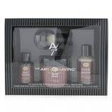 The Art Of Shaving 4 Elements Shaving Full Size Kit - Sandalwood: Pre-Shave Oil 60ml + Shaving Cream 150ml + After-Shave Balm 100ml + Genuine Badger Brush  4pcs