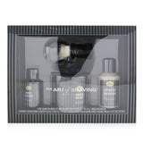 The Art Of Shaving 4 Elements Shaving Full Size Kit -Unscented: Pre-Shave Oil 60ml + Shaving Cream 150ml + After-Shave Balm 100ml + Genuine Badger Brush  4pcs