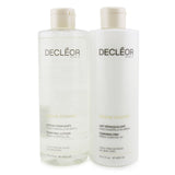 Decleor Aroma Cleanse Prep & Finish Cleansing Duo: Essential Cleansing Milk 400ml+ Essential Tonifying Lotion 400ml 