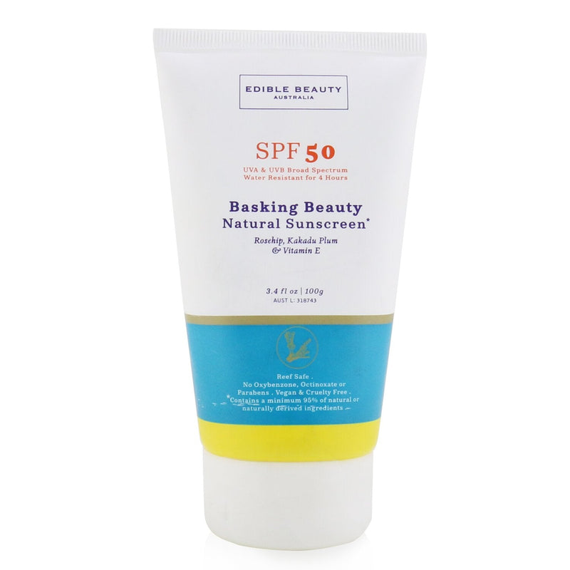 Edible Beauty Basking Beauty Natural Sunscreen SPF 50 