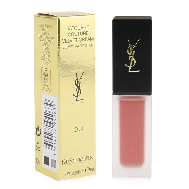 Yves Saint Laurent Tatouage Couture Velvet Cream Velvet Matte Stain - # 204 Beige Underground  6ml/0.2oz